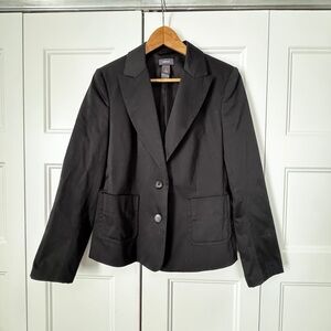 Mexx Women's Black Cotton Blazer. Size 10